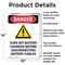 Signmission Turn Off Battery Charger, 10 in W x Rectangle, Aluminum OS-2PACK-DS-A-1014-V-1593 - alternate 6